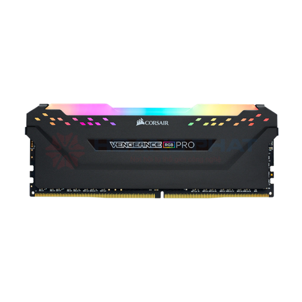 Ram Corsair Vengeance RGB Pro 16GB (1x16GB) DDR4 DRAM 3000MHz (CMW16GX4M1D3000C16)- Black