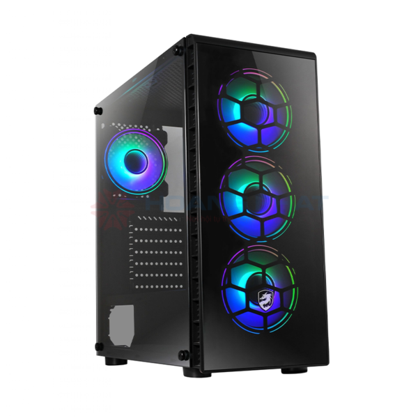 Vỏ Case Vitra Poseidon G1 TEMPER GLASS (kèm 3 FAN RGB)