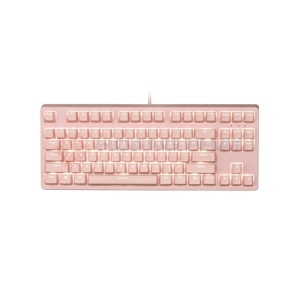 Bàn phím cơ E-Dra EK387 Dream Pink Huano - Red Switch