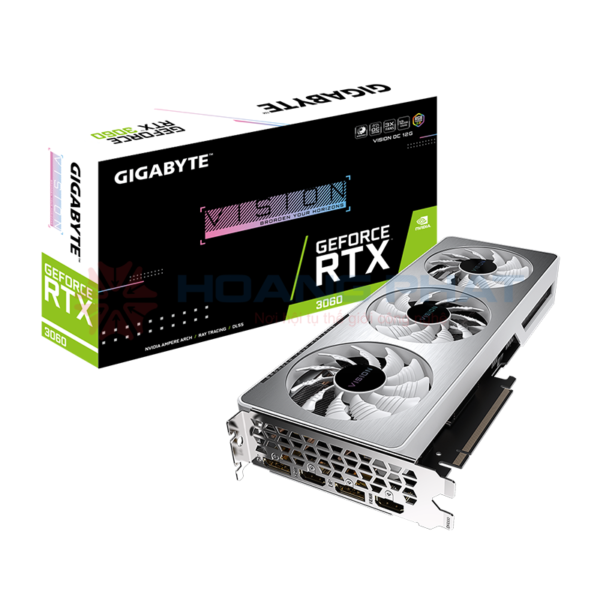 Card màn hình Gigabyte RTX 3060 VISION OC 12G (rev. 2.0) (GV-N3060VISION OC-12GD)