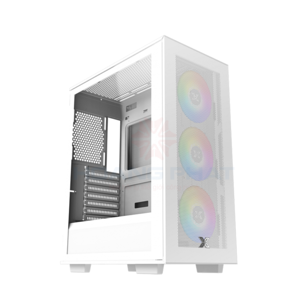 Vỏ Case Xigmatek LUX E ARCTIC 3FX (EN47819) kèm 3 Fan ARGB