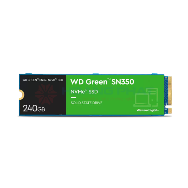 SSD Western Green 240GB SN350 NVMe PCIe Gen3x4 M2-2280 (WDS240G2G0C)