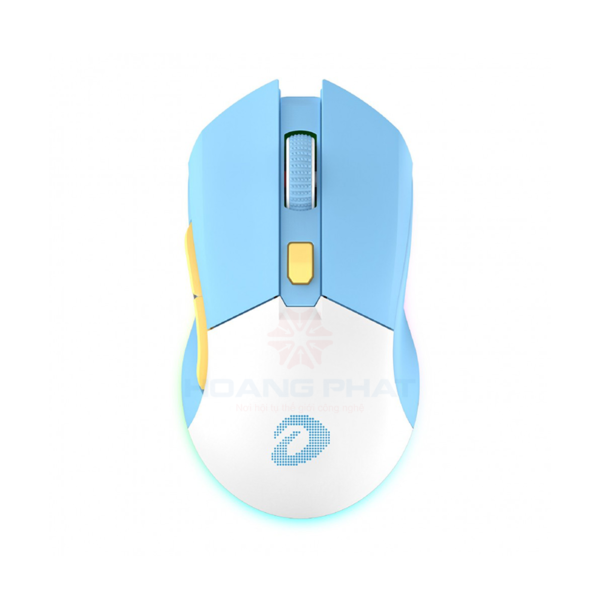 Mouse Dareu EM901X Wireless RGB - BLUE-WHITE