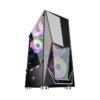 Vỏ Case Kenoo ESPORT E400-4F Black ( kèm 4Fan RGB rainbow)