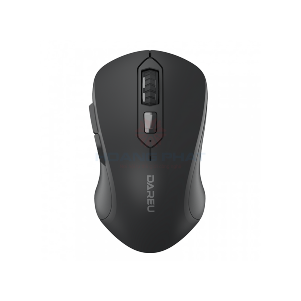 Mouse Dareu LM115B Wireless + Bluetooth (Black)