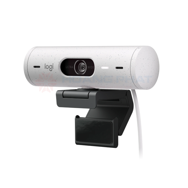 Webcam Logitech Brio 500 (Trắng nhạt)