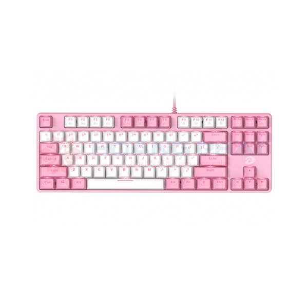 Bàn phím cơ DareU EK87 Pink White Blue switch