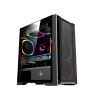 Vỏ Case Kenoo ESPORT M500-3F Black ( kèm 3 fan RGB)