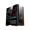 Vỏ Case Kenoo ESPORT MK500-3F Black (mặt kính, kèm 3 fan RGB)