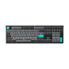 Bàn phím cơ AKKO MonsGeek MG108 Black & Cyan (AKKO CS switch - Wine Red)