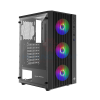 Vỏ Case Kenoo ESPORT AF13-3F Black ( kèm 3Fan RGB)