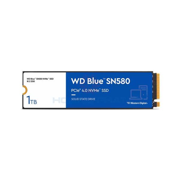 SSD Western Blue 1TB SN580 NVMe PCIe Gen4x4 (WDS100T3B0E)