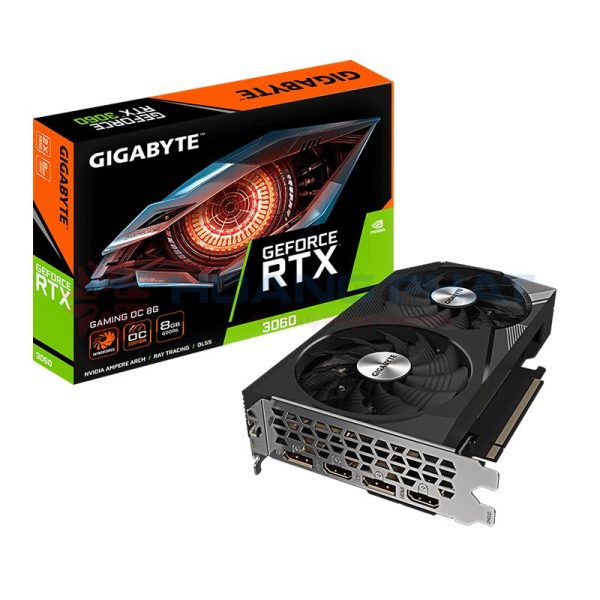 Card màn hình Gigabyte GeForce RTX 3060 GAMING OC 8G (GV-N3060GAMING OC-8GD)