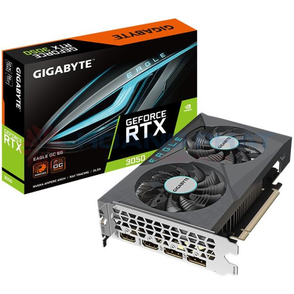 Card màn hình Gigabyte GeForce RTX 3050 EAGLE OC 6G (GV-N3050EAGLE OC-6GD)