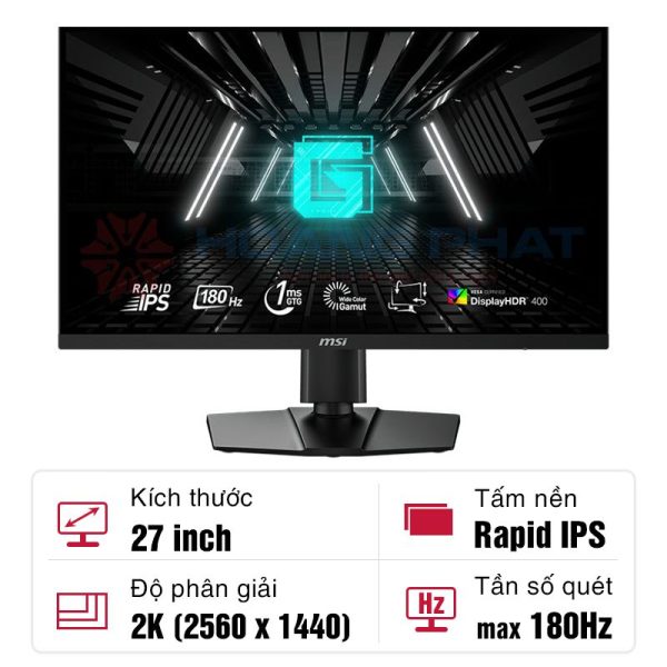 Màn hình MSI G274QPF E2 27-inch IPS 2K 180Hz