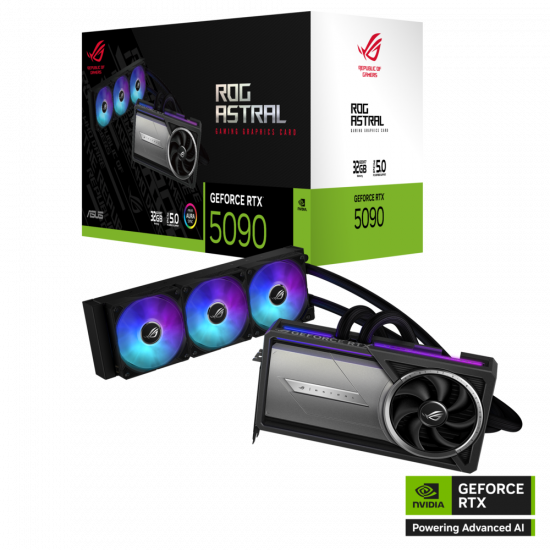 Card màn hình VGA ASUS ROG Astral LC GeForce RTX 5090 32GB GDDR7 (ROG-ASTRAL-LC-RTX5090-32G-GAMING)