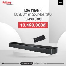 Loa thanh BOSE Smart Soundbar 300 (1 loa thanh, có remote)