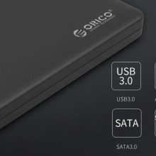 SSD/HDD Box - Hộp đựng ổ cứng 2.5" SSD/HDD	 - 2577U3 - BK