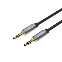 Cáp loa 1-1 1 MET UNITEK YC926 (2 đầu jack audio 3.5mm, màu đen)