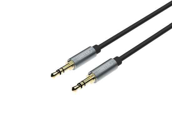 Cáp loa 1-1 1 MET UNITEK YC926 (2 đầu jack audio 3.5mm, màu đen)