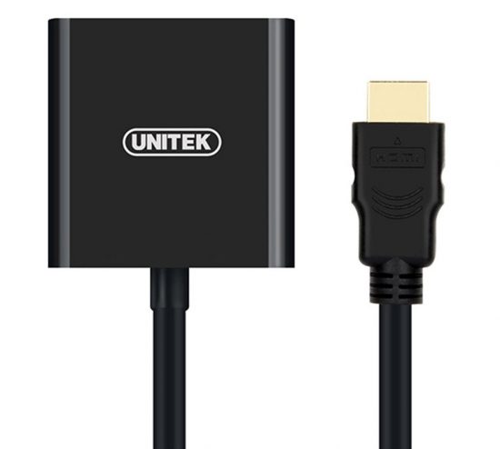 Đầu Chuyển HDMI To VGA + Audio Unitek Y6333