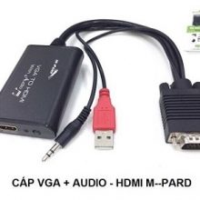 Đầu Chuyển VGA + Audio To HDMI M-Pard MD008