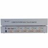 Bộ chuyển tín hiệu 4 port DVI/USB/KMV ra 1Port Dtech DT-8241