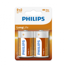 Pin không sạc Philips Carbon C 1.5 V (R20L2B/97) - 2 viên