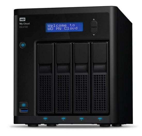 Thiết bị NAS WD 0TB My Cloud EX4100 (WDBWZE0000NBK)