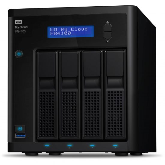 Thiết bị NAS WD 16TB My Cloud PR4100 (WDBNFA0160KBK)