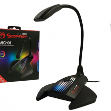 Micro Thu âm MARVO MIC 01 có đèn Led RGB (cắm cổng USB)