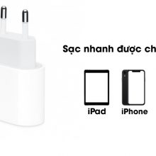 Củ sạc Iphone/Ipad APPLE 18W USB-C POWER ADAPTER MU7V2 Chính hãng