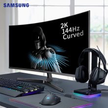 Màn hình 2K 144Hz SAMSUNG 32" LC32JG54, màn hình chơi game, cong, chính hãng Samsung