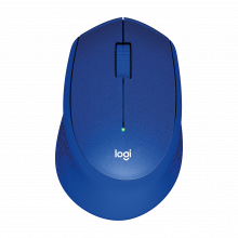 Chuột máy tính không dây Logitech M331 màu xanh