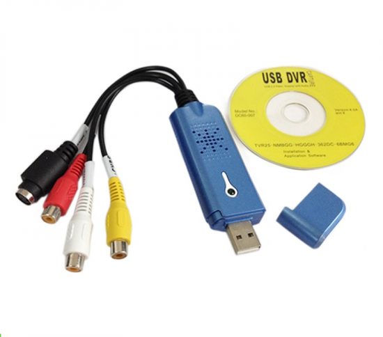 Đầu Chuyển USB 2.0 TO AV-SVIDEO CAPTURE EASYCAP DC60