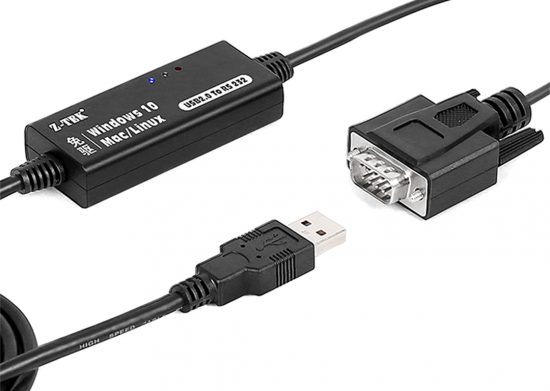 Cáp Chuyển USB To COM RS232 ZTEK ZE707 1.5M