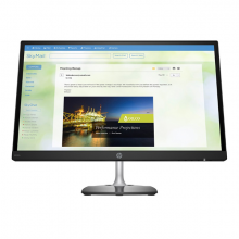 Màn hình 21.5" N220h (4JF58AA), tấm nền IPS, độ phân giải Full HD, VGA/HDMI, Black