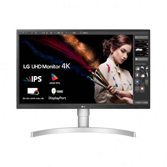 Màn Hình Phẳng 4K 27 LG - 27UL550-W (IPS/4K/HDR10/HDMIx2/DP/WHITE)