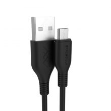 CÁP USB-A TO MICRO USB INNOSTYLE JAZZY IAB120 màu đen (2A, 10W)