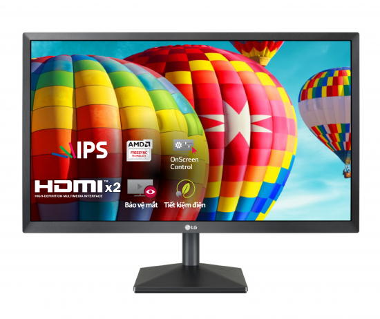 Màn hình 21.5inch LG 22MN430M-B (Tấm nền IPS, Tần số quét 75HZ, 5MS, DSUB, HDMI, Black)