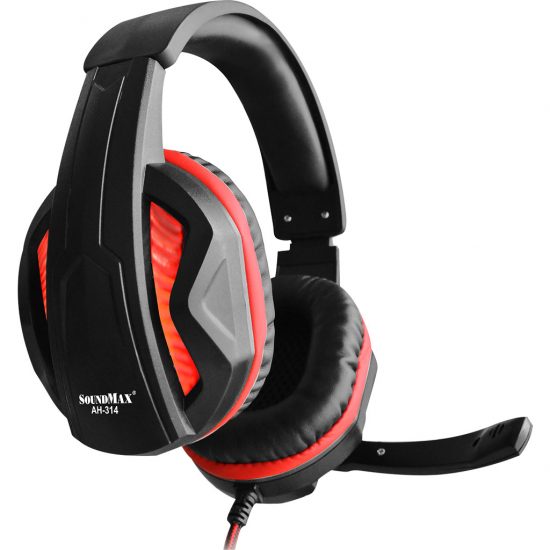 Tai Nghe Gaming Có Dây Soundmax AH314 (Mic/ 2 Jack 3.5 + 1 jack USB)