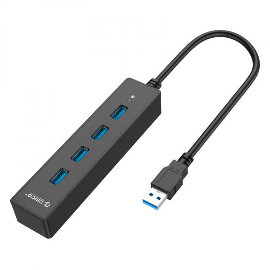 Bộ chia Hub USB 4 port 3.0 Orico W8PH4-U3-V1-BK