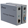 Hộp Nối Dài VGA + Audio To Lan  DTECH DT-7020A (200M)