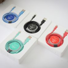 Cáp USB-A to Lightning Innostyle Jazzy 1.5m IAL150tAQU(Xanh ngọc,2.4A)