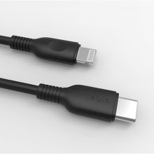 Cáp USB-C to Lightning Innostyle Jazzy 1.2m Black ICL120tBLK (3A,18W)