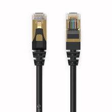 Cáp mạng bấm sẵn 8m Cat7 ORICO (PUG-C7-80) (tròn đen/đầu bọc thép)