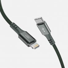 Cáp USB-C to Lightning Innostyle DuraFlex 1.5m Green ICL150MGR (3A 18W)