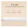 Ổ cắm điện Pisen 005EP/PSCXB-01A , 5 ổ cắm, công suất Max 2500W, cáp dài 1.8 mét
