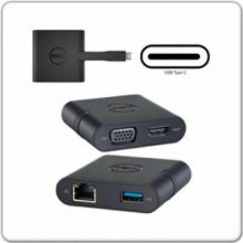 Bộ Cáp Chuyển Usb Type C To HDMI/VGA/Ethernet/Usb3.0 Dell DA200