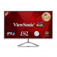 Màn hình 23.8 inch Viewsonic VX2476-SH, FHD, IPS, 75Hz, 5ms, 250 nits, thiết kế không viền